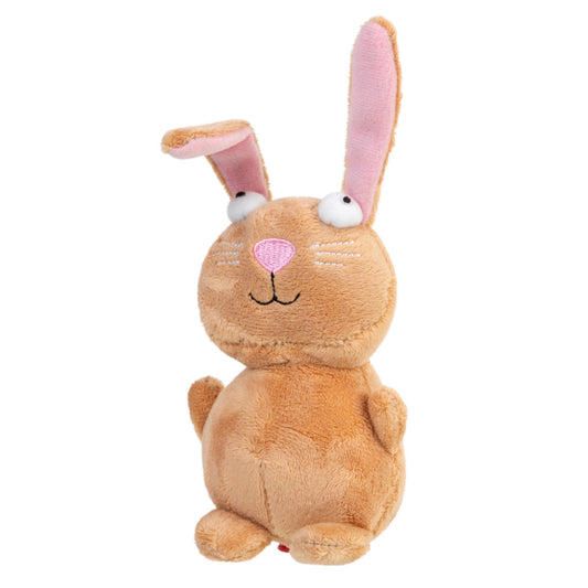 Іграшка для собак кролик з пискавкою 16 см GiGwi Plush