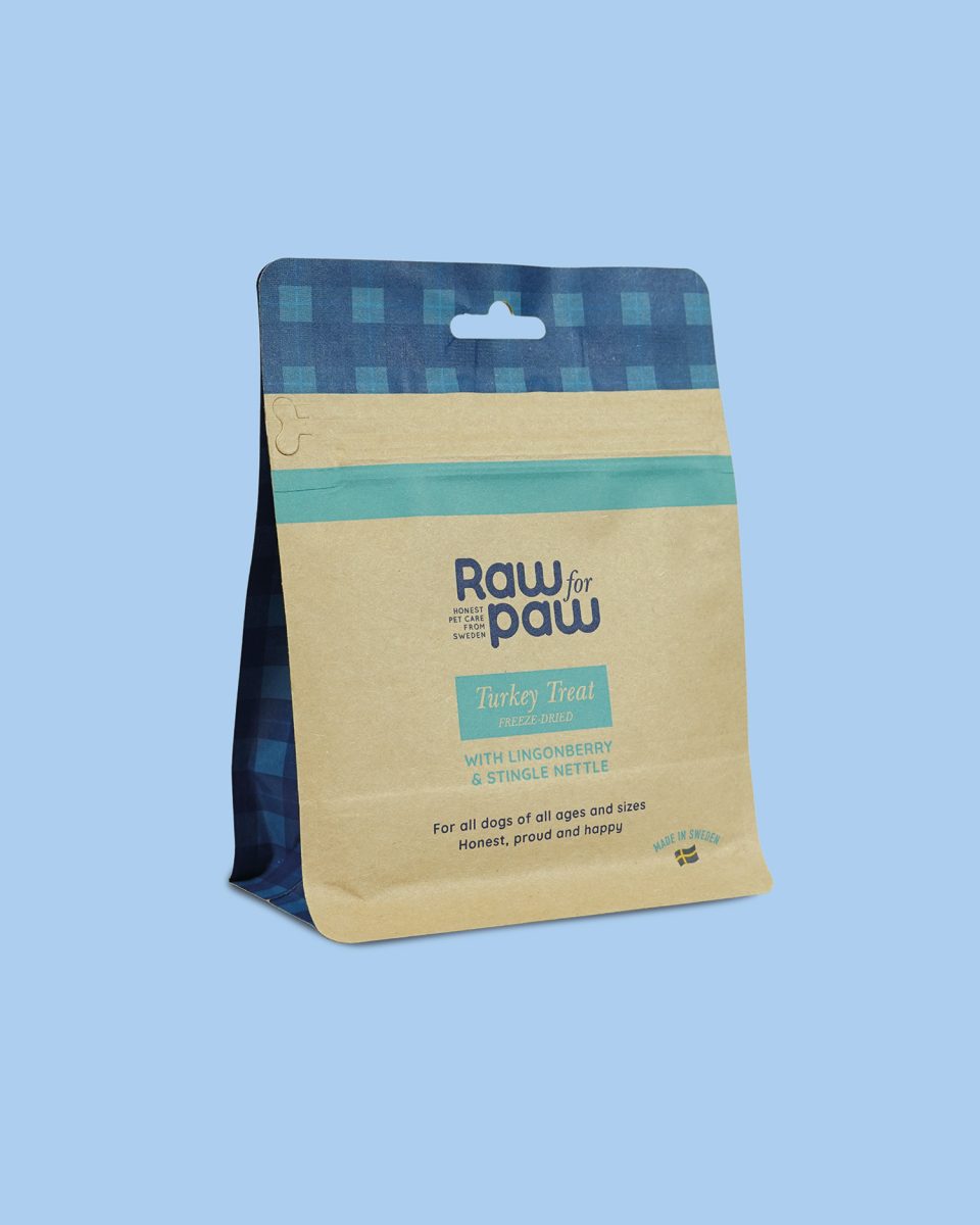 Сублімовані смаколики з індички, брусниці та кропиви Freeze-Dried Raw for Paw 50 г
