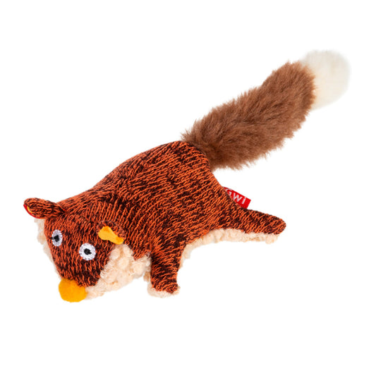Іграшка для собак лисичка з пискавкою 9 см GiGwi Plush