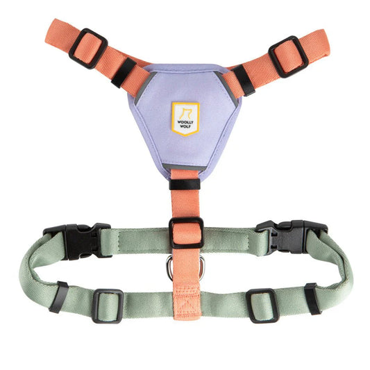 Шлейка Color Block Harness SALMON PINK Mix Woolly Wolf