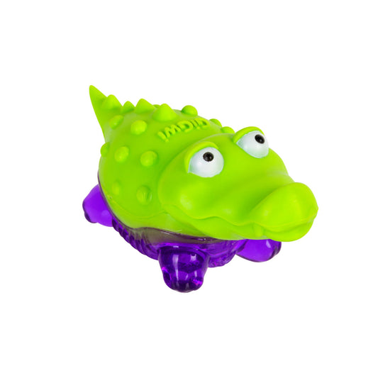 Іграшка для цуценят крокодильчик з пискавкою 9 см GiGwi Suppa Puppa