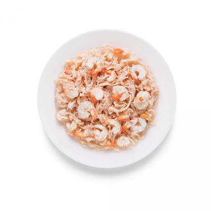 Вологий корм для котів куряча грудка з креветками Grandorf CHICKEN FILLET & SHRIMPS 70 г