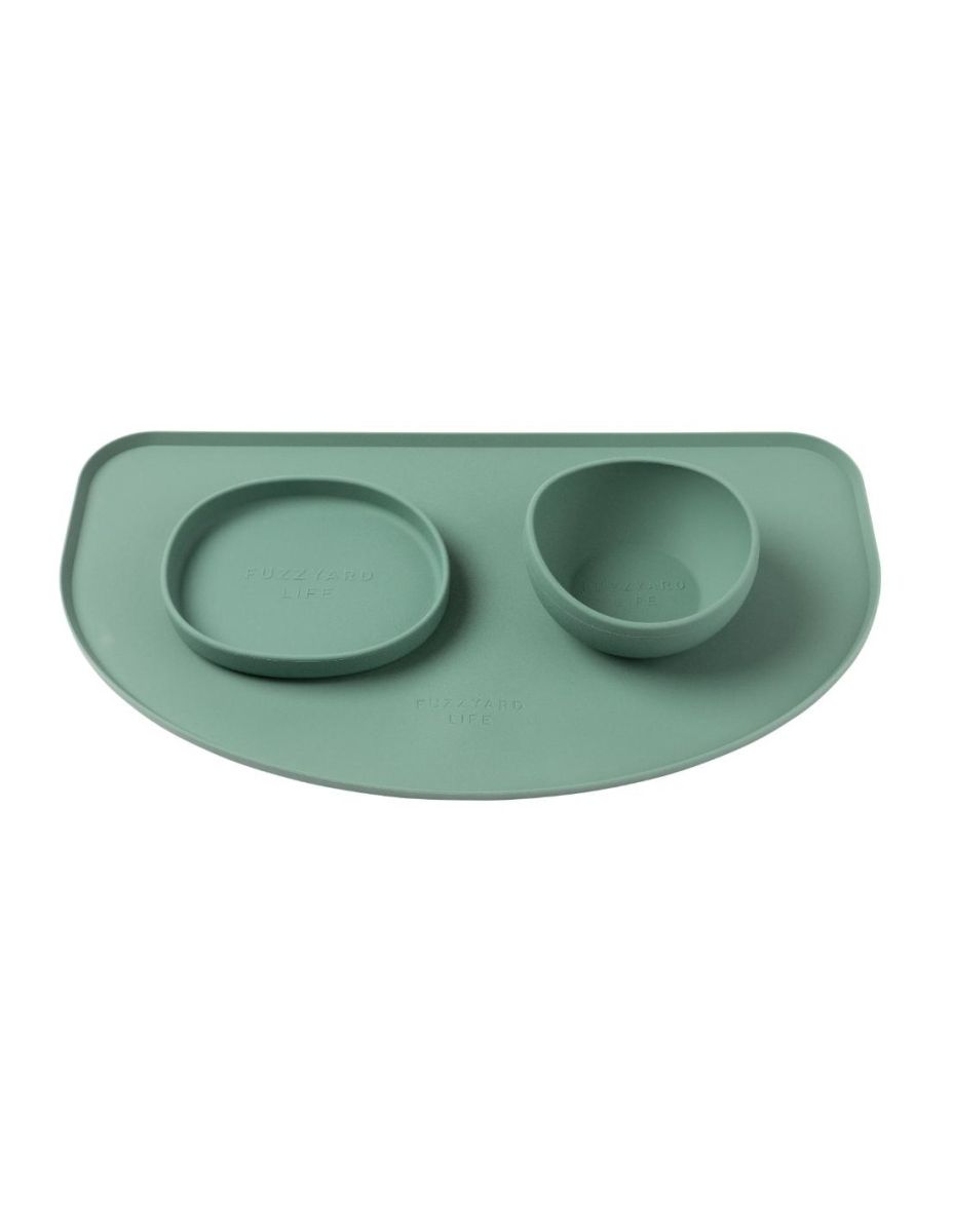 Силіконовий килимок Silicone Feeding Mat Myrtle Green FuzzYard