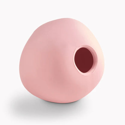 Іграшка м'ячик з отвором для смаколиків для собак Wobble Ball Pink Beco Pets