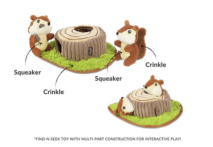 Іграшка для собак Chippy and Cheeks the Chipmunks