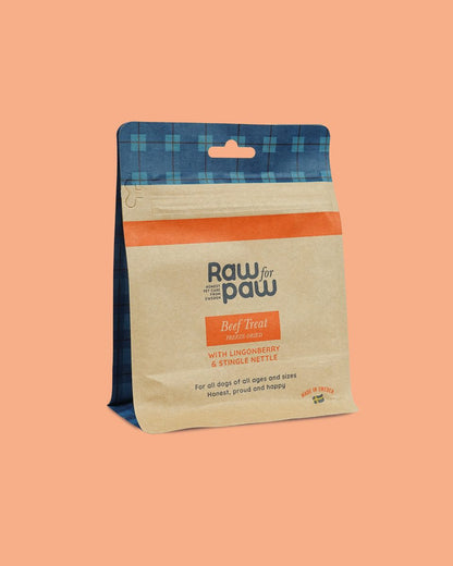 Сублімовані смаколики з яловичини, брусниці та кропиви Freeze-Dried Raw for Paw 50 г