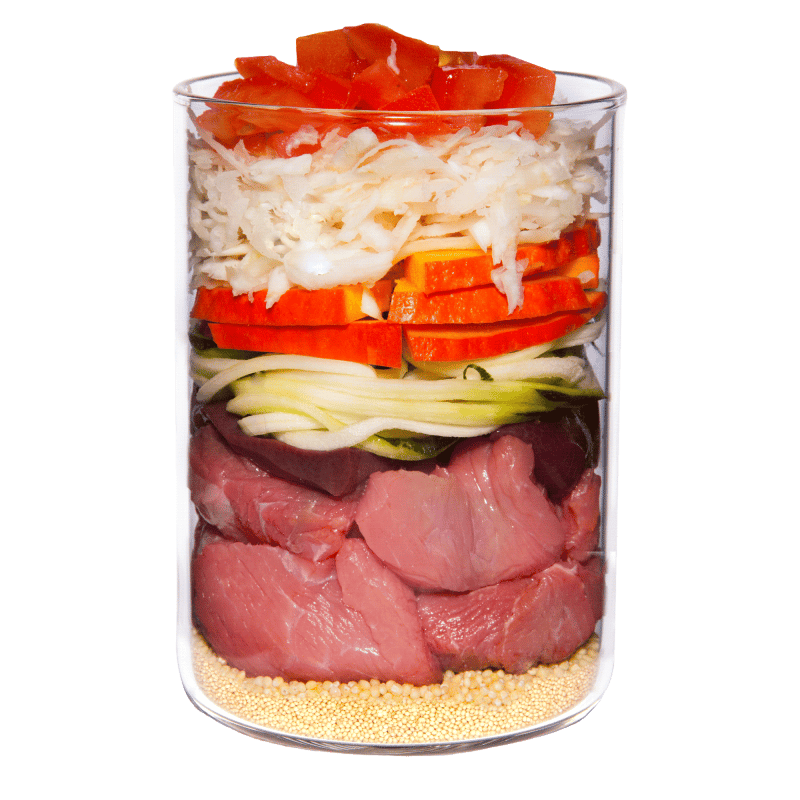 Вологий корм для собак кролик з кабачком, амарантом та диким часником Classic Menu Terra Canis