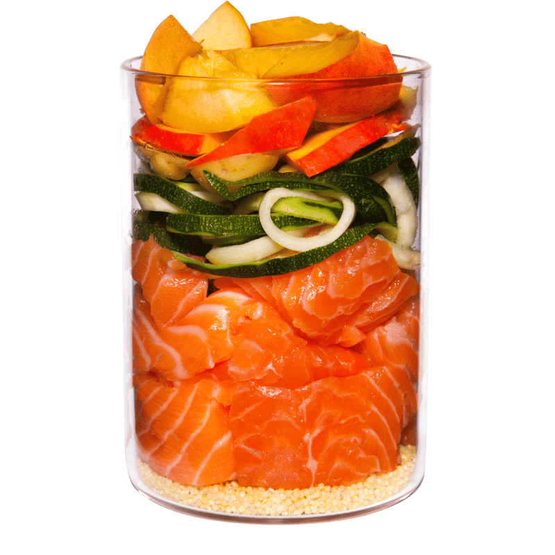 Вологий корм для собак лосось з персиком, просом, травами Classic Menu Terra Canis 400 г