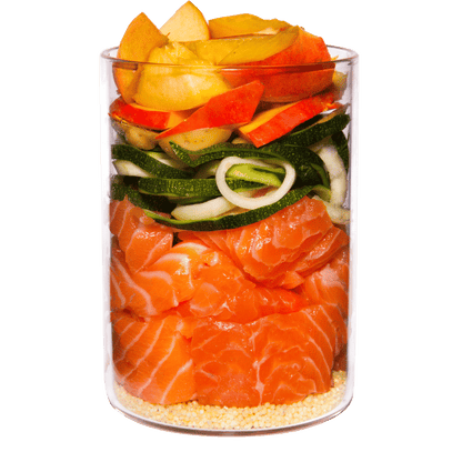 Вологий корм для собак лосось з персиком, просом, травами Classic Menu Terra Canis 400 г
