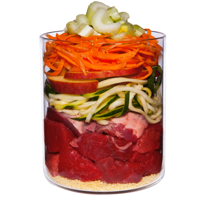 Вологий корм для собак ягня з пшоном, кабачком Classic Menu Terra Canis