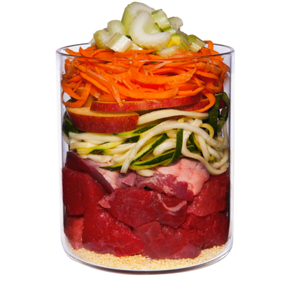 Вологий корм для собак ягня з пшоном, кабачком Classic Menu Terra Canis