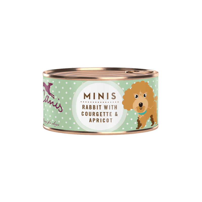 Вологий корм для собак кролик з кабачком та абрикосом Mini Menu Terra Canis 100 г