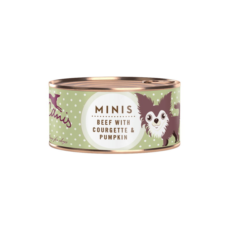 Вологий корм для собак яловичина з цукіні та тиквою Mini Menu Terra Canis 100 г