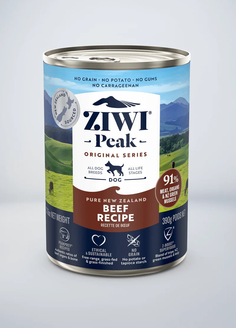 Повнораціонний вологий корм для собак яловичина Ziwi