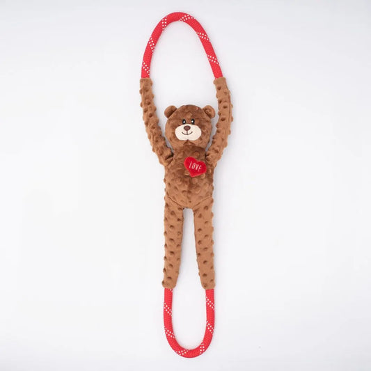 Іграшка Valentine’s RopeTugz® Bear Zippy Paws