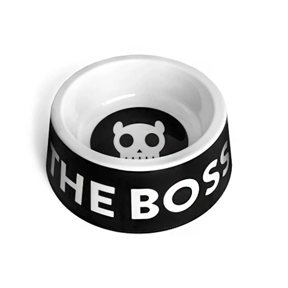 Миска для собак I'm The BOSS Black Zee.Dog