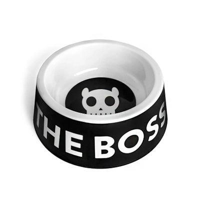 Миска для собак I'm The BOSS Black Zee.Dog