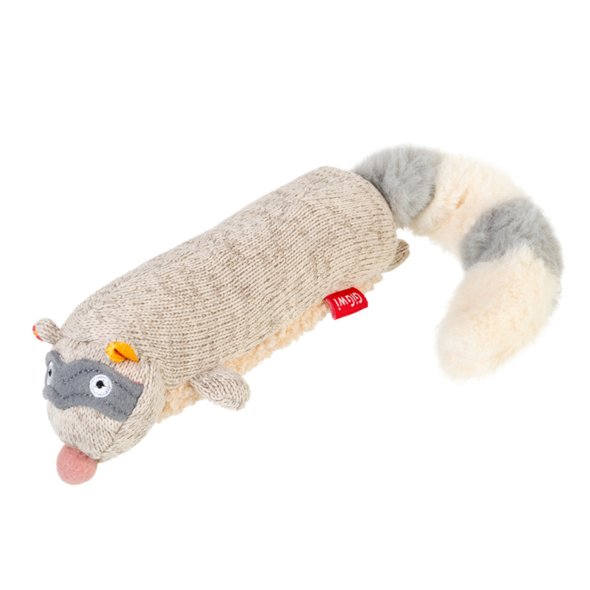 Іграшка для собак єнот з пискавкою 17 см GiGwi Plush