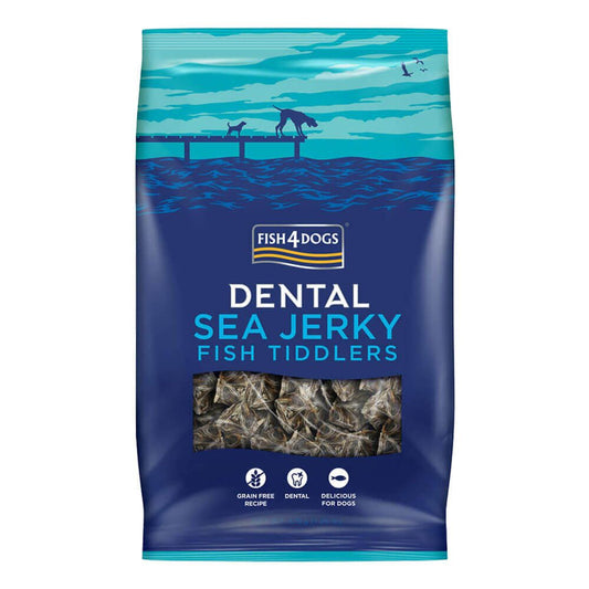 Шкірки білої риби Sea Jerky Fish Toddlers Fish4Dogs 115 г