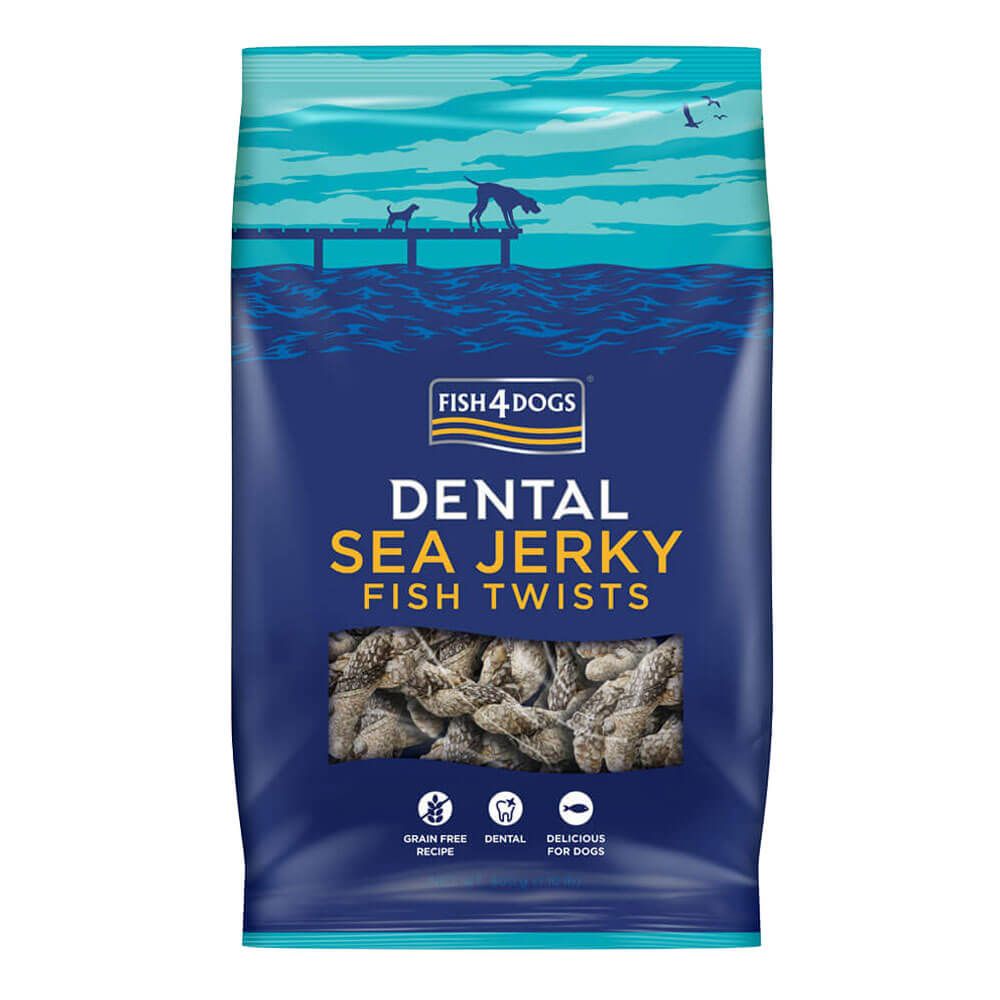 Шкірки білої риби Sea Jerky Fish Twists Fish4Dogs 100 г