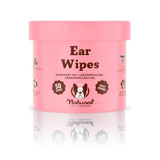 Серветки для гігієни вушок Ear Wipes Natural Dog Company 50 шт