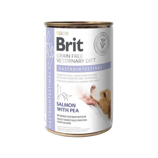 Вологий корм VetDiets Gastrointestinal Brit 400 г (лосось та горох)